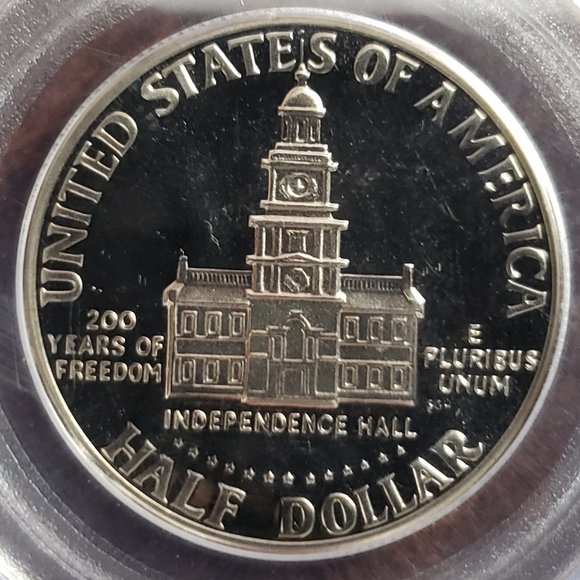 1976-S Kennedy Clad Half Dollar Graded PR 69 DCAM - Picture 3 of 4